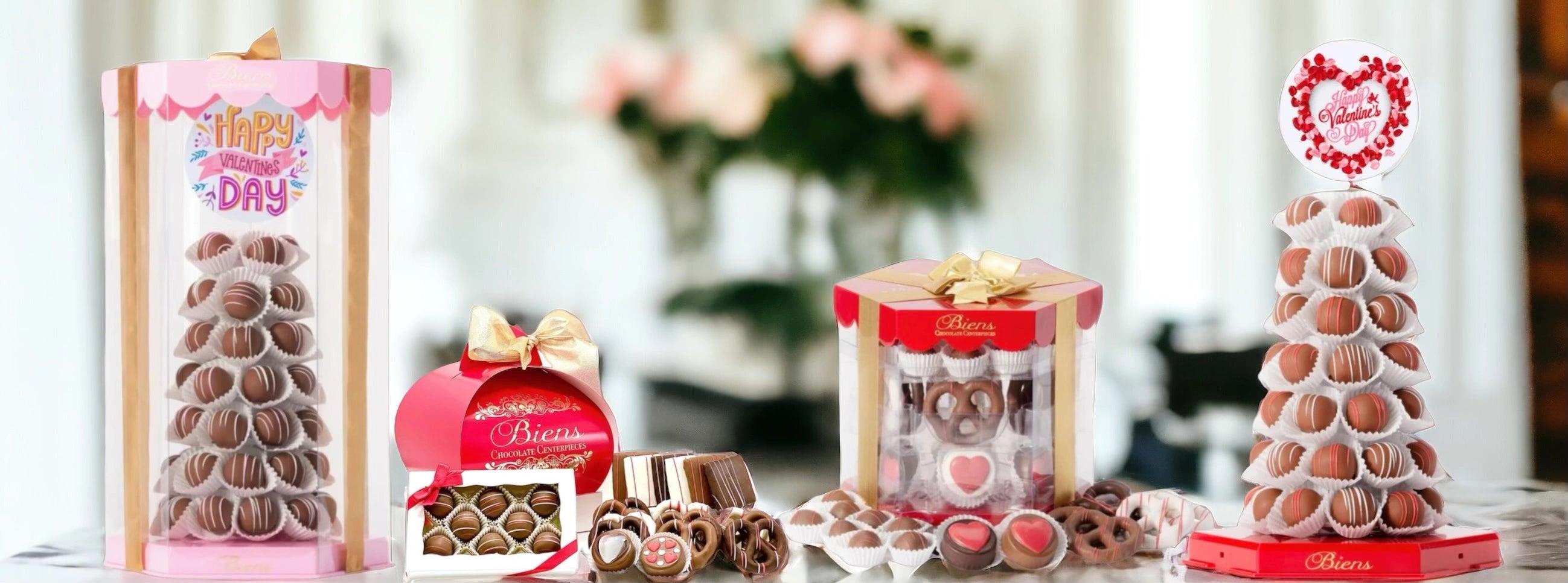 Valentine's Day – Biens Chocolate Centerpieces