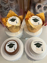 School Logo Graduation Cupcakes
