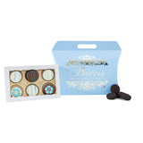 Blue Flowers Custom Oreo Purse Box