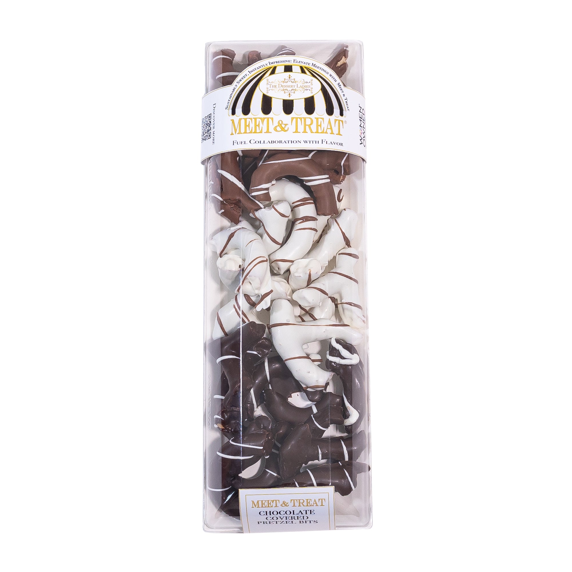 sm chocolate covered pretzel bits sealed with lid
