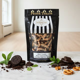 Petite Treats - Milk Chocolate Covered Pretzels Mint Cookie