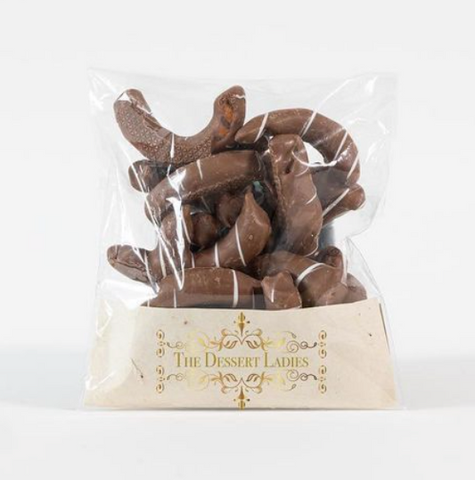 Chocolate Covered Pretzel Bits Bio Favor