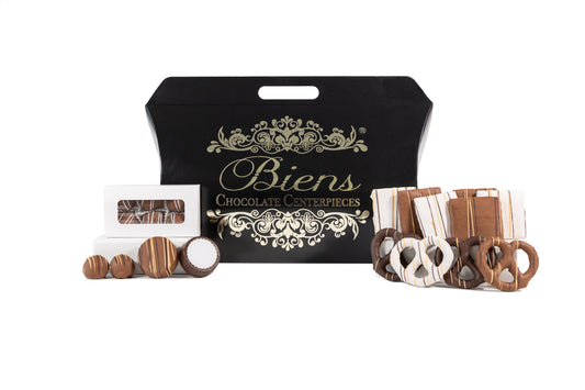 New Year Tulip Tote Box - Black