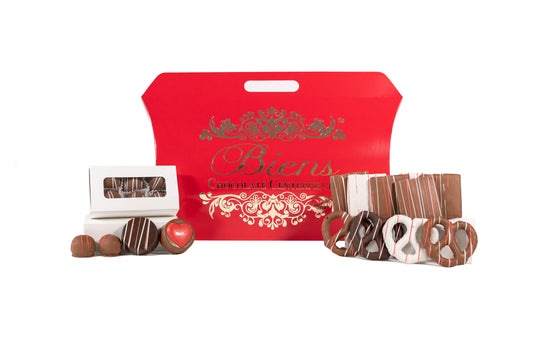 Valentine's Tulip Tote Box - Red